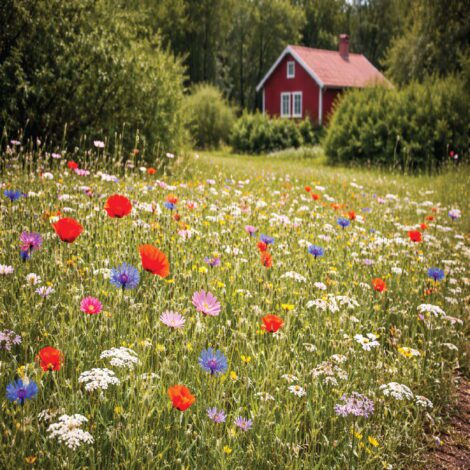Blomsterängsblandning Sommar 1000x1000px