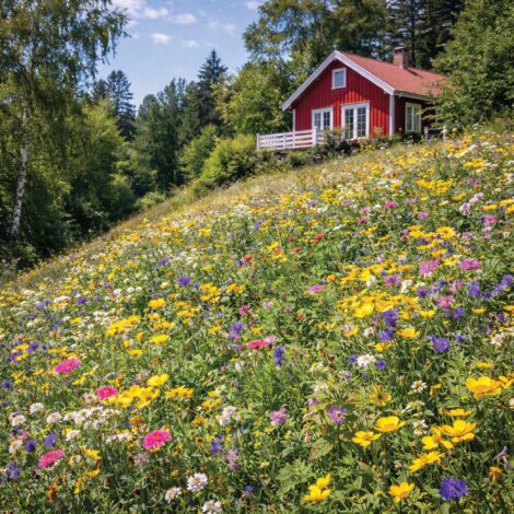 Blomsterängsblandning Humla 1000x1000