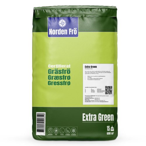 Gräsfrö Extra Green 15 Kg | Idealiskt för robotgräsklippare