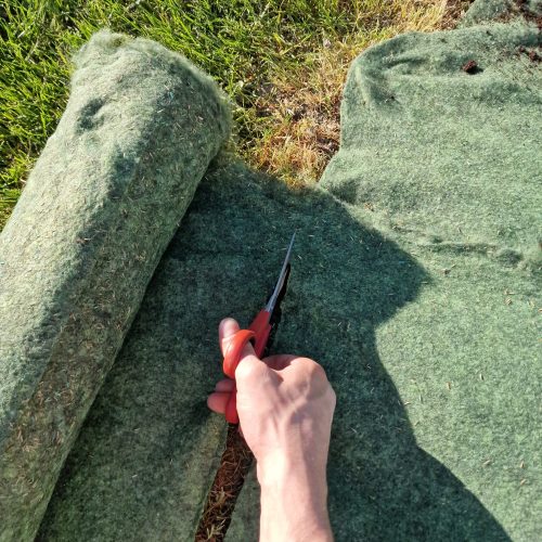 reparera gräsmattan